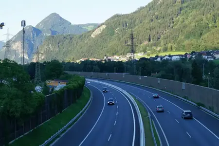 Пътувания по магистрали в Австрия